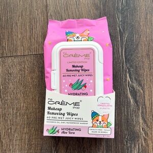 The Crème Shop Pink Makeup Removing Wipes